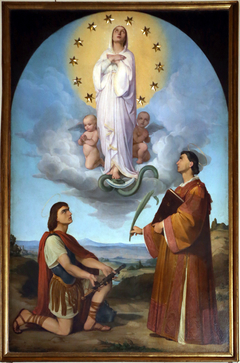 Immaculate Conception of Mary by Amos Cassioli