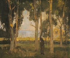 In a Monastery Garden by James Guthrie