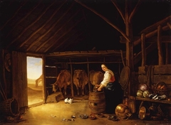 Interior of a Stable by Aelbert Cuyp