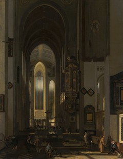 Interior of an Imaginary Catholic Church by Emanuel de Witte