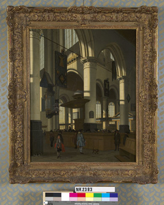 Interior of the Oude Kerk in Delft by Hendrick van Streeck