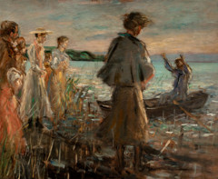 Jesus’ Sermon on the Lake by Fritz von Uhde