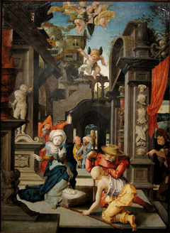 L’Adoration des bergers by Master of the Lille Adoration