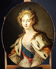 L'Imperatrice Élisabeth Alexeievna, épouse du tsar Alexandre Ier by Vladimir Borovikovsky