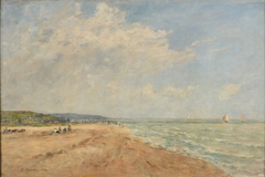 La marée montante (baie de Saint-Valéry) by Eugène Louis Boudin