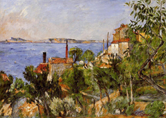 La Mer à l'Estaque by Paul Cézanne