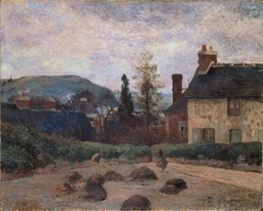 La rentrée du foin by Paul Gauguin