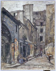 La rue Taille-Pain by Frédéric Anatole Houbron