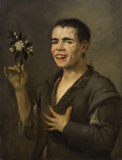 Lachender Bursche mit Orangenblüte by Antonio de Puga