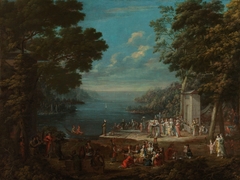 Ladies’ Outing at Hünkâr İskelesi along the Bosporus by Jean Baptiste Vanmour