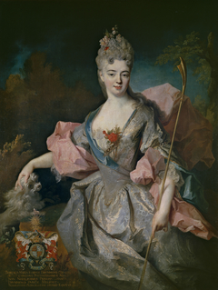 Lady Mary Josephine Drummond, Countess of Castelblanco by Jean-Baptiste Oudry