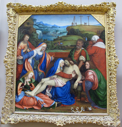 Lamentation over the Dead Christ by Andrea Solari