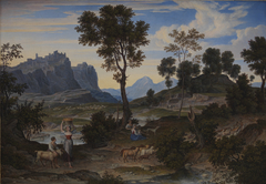 Landscape from Civitella near Olevano by Joseph Anton Koch