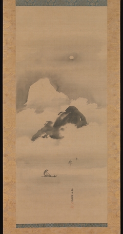 Landscape in Moonlight by Kanō Tan'yū