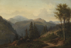 Landscape in Thuringia by Ferdinand Zschäck