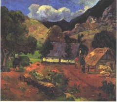 Landscape with Three Figures by Paul Gauguin