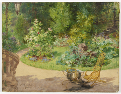 Le jardin de l'avenue d'Eylau by Georges Jeannin