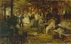 Le marché de la Madeleine by Victor Gilbert