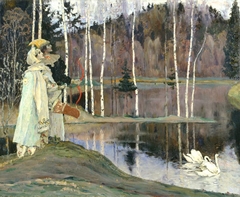 Les Époux mystiques (Dva Lada) by Mikhail Nesterov