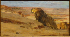 Lions in the Desert by Henry Ossawa Tanner