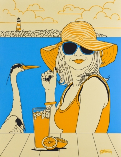 On The beach - Long Drink by Vera Ema Tataro