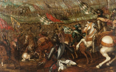 Louis IX, Duke of Bavaria triumphs over the imperial army in the Battle of Giengen in 1462 by Hans Werl