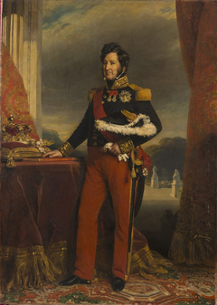 Louis Philippe I in the uniform of the General Officer by Franz Xaver Winterhalter