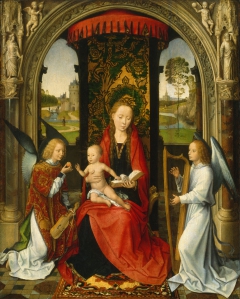 Madonna and Child with Angels by Hans Memling