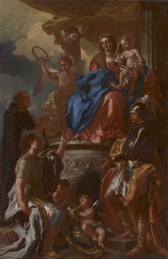 Madonna of the Martyrs by Francesco Solimena