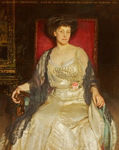 Margaret Ermintrude Chandos-Pole-Gell, Mrs Robert Wynter Blathwayt (1854-1927) by Francis Edward Crisp