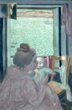 Maternité devant la mer ou Maternité au Pouldu by Maurice Denis