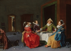 Merry Company in a Brothel by Hendrik Gerritsz Pot