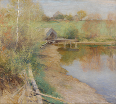 Mill Pond by Willard Metcalf