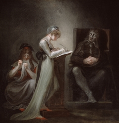 Milton Dictating to His Daughter by Johann Heinrich Füssli