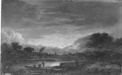 Mondscheinlandschaft (Art des) by Aert van der Neer