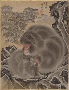 Monkeys by Kawanabe Kyōsai