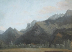 Mountainous Wooded Landscape by Jean-Joseph-Xavier Bidauld