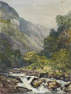 Near Watersmeet, Lynmouth by Lydia Etheldreda Birch