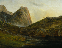 Norwegian landscape, Jordalsnuten by Johan Christian Dahl