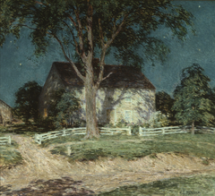 Old Homestead Connecticut by Willard Metcalf