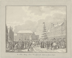 Omwenteling te Haarlem, 19 januari 1795 by Vincent Jansz van der Vinne