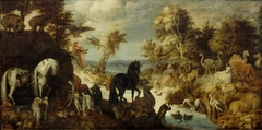 Orpheus en de dieren by Roelant Savery