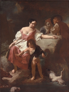 Pastoral Scene by Giovanni Battista Piazzetta