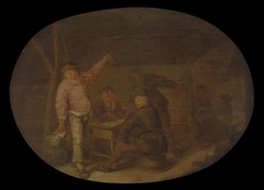 Peasants Drinking in a Barn by Pieter Hermansz Verelst