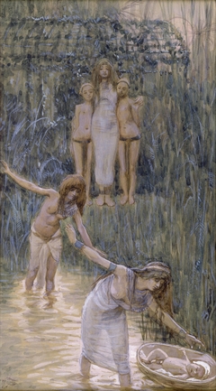 Pharaoh's Daughter Has Moses Brought to Her by James Tissot