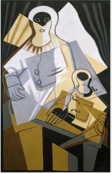 Pierrot by Juan Gris