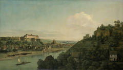 Pirna von der Postaer Höhe by Bernardo Bellotto