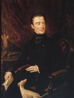 Portrait d'Alphonse de Lamartine (1790-1869), poète et homme politique by Elisa de Lamartine