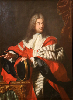 Portrait de Gaspard de Gueidan (1688-1767) en président à mortier. by Hyacinthe Rigaud