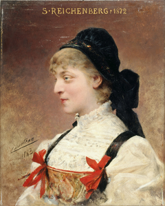 Portrait de Suzanne Reichenberg (1853-1924), sociétaire de la Comédie-Française by Théobald Chartran